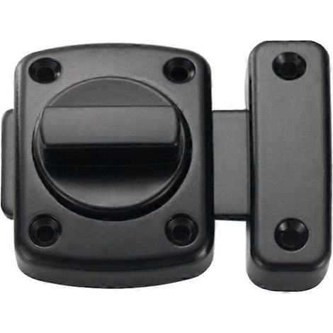 Incuietoare usa baie, PVC, Negru (1/3)