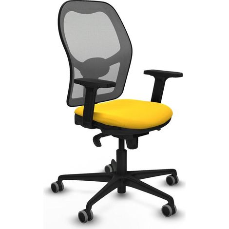 Piqueras y Crespo 2D036G0 Chaise Gaming Jaune Confort