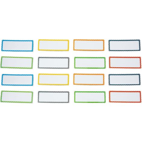 Lot de 16 étiquettes magnétiques effaçables à sec pour réfrigérateur et congélateur, amovibles et personnalisables. (1/5)