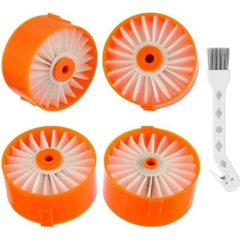 Lot de 4 filtres pour Black Decker BSV2020 BSV2020G BSV2020P Powerseries Accessoires pour aspirateur sans fil (1/5)