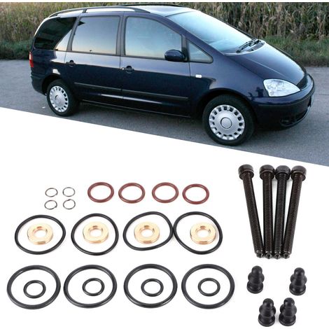 Kit de réparation de joint d'injecteur de carburant, 4 ensembles, boulon de serrage 1417010997 adapté pour A2/A3/A4/A6 (1/5)