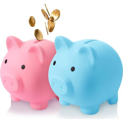 Tirelire cochon mignonne en plastique pour adultes