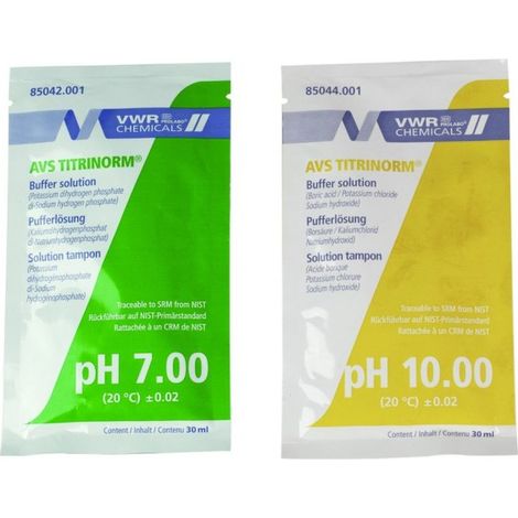 Kit d'étalonnage pH 7 et pH 10 – Testeur pour analyse de l'eau de piscine – Régule le pH pour qualité d'eau optimale – Pool Technologie