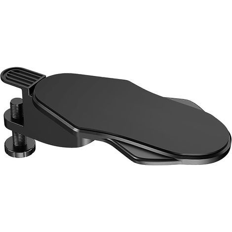 Computerarmlehne, Schreibtisch-Armstütze, Handgelenkauflage, Armlehnenverlängerung für den Ellbogen – 32 x 14 cm – Schwarz (1/4)