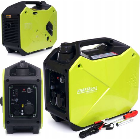 Tragbarer Einphasengenerator 2,1 kW Benzin 230 V Kraft&Dele (1/5)