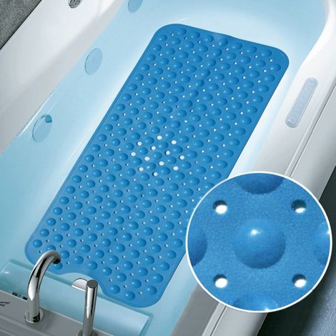 TrAdE Shop Traesio - Bubble Bath Bagno Doccia Tappetino Tappeto Anti Scivolo Ventose Gomma Sicurezza - (1/2)