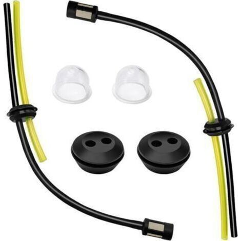 Kit de 2 filtres pour conduite de carburant, conduites de réservoir pour débroussailleuse, remplacement universel pour conduite de carburant, poire d'amorçage, tube de joint, pour débroussailleuse, tr (1/4)