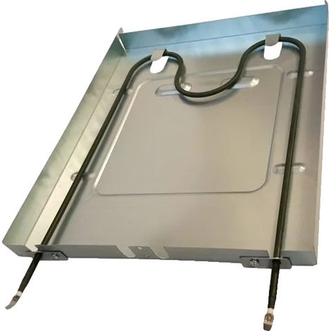 Résistance de four électrique, 1100W, compatible avec les modèles Amica et Brandt, matériau en acier inoxydable, 38 cm x 30 cm x 5 cm, installation encastrée