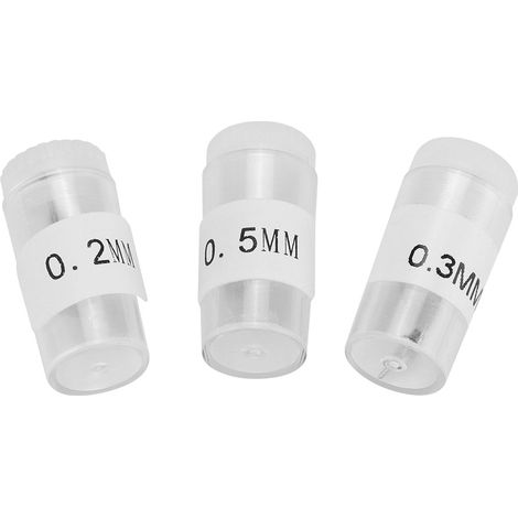 0,2 mm, 0,3 mm und 0,5 mm Airbrush-Düsen und Nadelspitzen als Ersatzzubehör (1/5)
