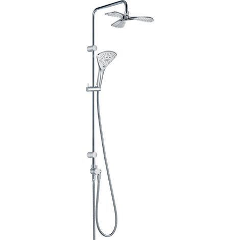 Système de douche double FIZZ avec tête de douche à 3 chambres FIZZ chromé (1/2)
