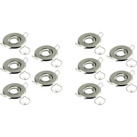 10 x MR11 poire support Recessed LED Spotlights Frame réglable Ceiling lampe LED supports Cutout 45mm (1/5)