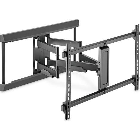 Support TV Mural Full-Motion - pour téléviseurs ou moniteurs 37-80" - Charge Max. 60 kg - VESA 200x100 à 600x400 - Extensible, pivotant, inclinable - Gestion des câbles intégrée - Noir (1/5)
