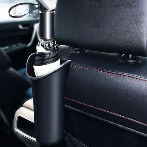 Support de parapluie de voiture Seau de rangement pour parapluie de voiture, multifonctionnel, étagère fixe auto etagere (1/4)
