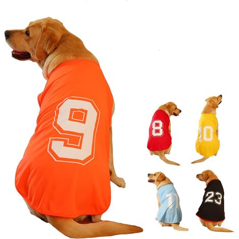 Number9 Summer Basic Vest puppy respirant t t - shirt PET gilet sans manches vêtements (4xl, orange) (1/5)