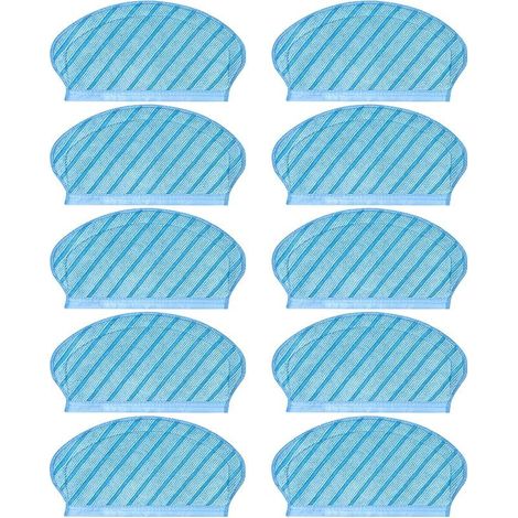 CYRILL – 10 pezzi salviette per la pulizia per Ecovacs Deebot Ozmo 920 950 T5 N7 accessori per aspirapolvere robot salviette, parti di ricambio in tessuto set di accessori per mocio (1/5)