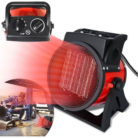 Radiateur soufflant 2000W Chauffage électrique en céramique, avec protection contre la Surchauffe et Chauffage Rapide (1/5)