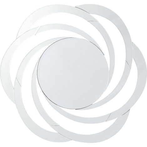 Wandspiegel TREBAN 70 cm 70 cm Silber