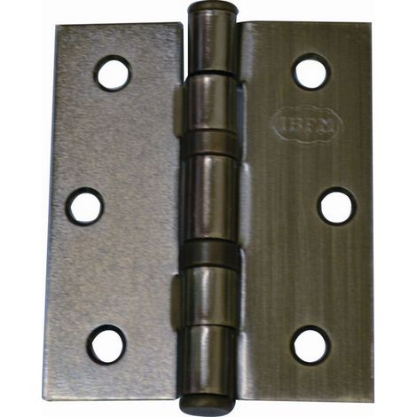 CERNIERA X PORTA A LIBRO 102X89MM 4X3,5 ACC.BRONZ.C/CUSCI.SFERA IBFM550 (1/2)