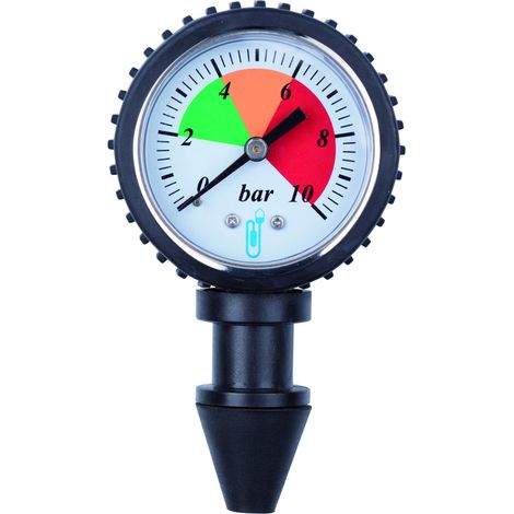Manometer Sofortanzeige - Zifferblatt Ã˜50mm 0 bis 10 bar