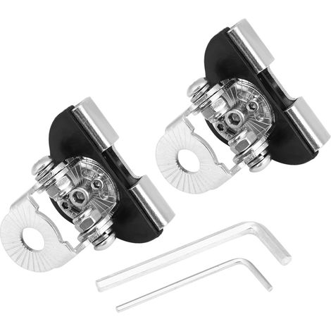 2 Supports universels en fer pour montage de projecteurs LED sur capot auto, supports de fixation pour phares de travail tout-terrain (1/5)