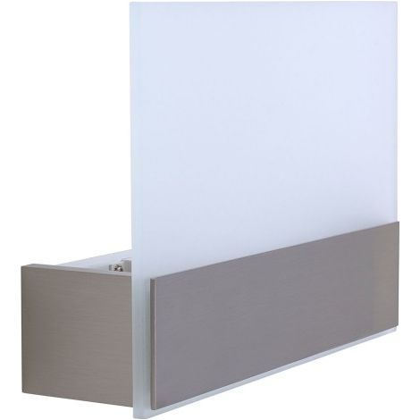 LedsC4 Lampada Da Parete Flat Led 8W Bianco Caldo - 3000K Nichel Satinato 556Lm (1/5)