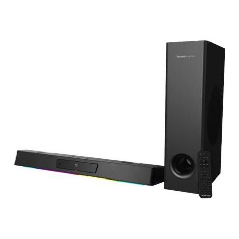Creative Sound Blaster Katana V2X - Sistema audio da tavolo 2.1 con Bluetooth, controllo tramite app, 90 Watt, Nero (1/4)