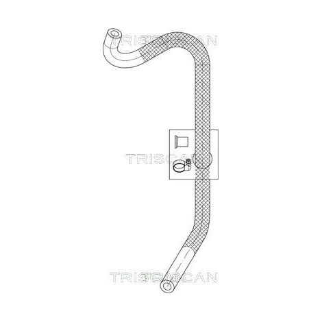 Tuyau hydraulique, direction TRISCAN 8516 29063 AUDI 8E0 422 891 C