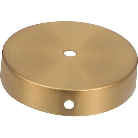 Round Metal Table Lamp Base 4.57X0.98 Inch Stable Holder for Bedside Lamp Reading Light and Interior Decoration for Living Room and Bedroom (1/5)