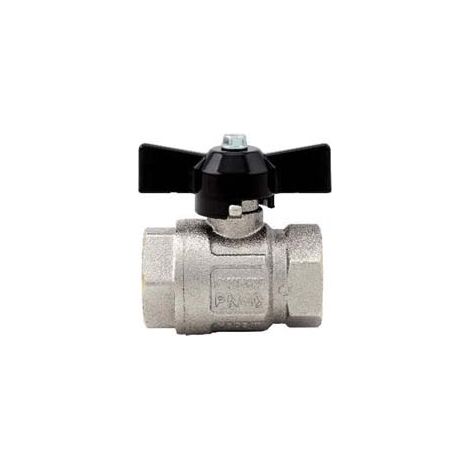 VALVOLA A SFERA F/F CON MANIGLIA A FARFALLA IDEAL ART.092- - FF 3/8 - pressione esercizio 50 bar - 5 pezzi ITAP