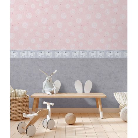 Papier peint Rose Lilly & Luis Papier peint "771392" (1/4)