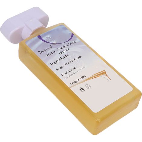 Recharge de cire dépilatoire portable, boîte à rouleau de cire douce sûre et professionnelle, adaptée à une épilation intégrale à la cire couleur miel. (1/5)