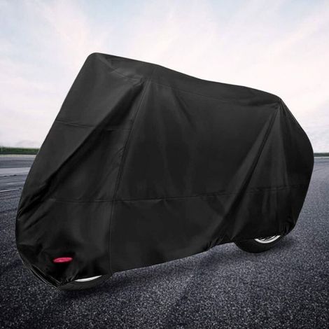 Housse Moto - Oxford 210D Imperméable - Usage Intérieur Extérieur - 245x105x125 cm - 1 Pièce (1/5)