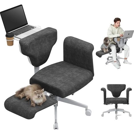 Silla multiposición, diseño ergonómico, portavasos oculto, FB-DG (1/2)