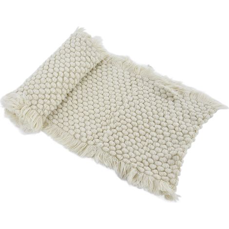 Tapis de photographie pour nouveau-né, doux, respirant, lavable, simple, couverture pour bébé, cadeau de Noël, beige (1/5)
