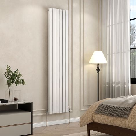 AVER-GROWTH Flat Panel Double Designer Radiator Central Heating Rads 1800x408mm White