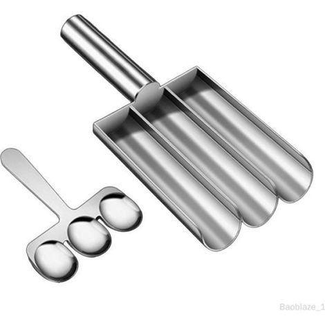 Distributeur De Boulettes De Viande - Acier Inoxydable 304 - Poignée Antidérapante - Triple Tube - 1 Pièce