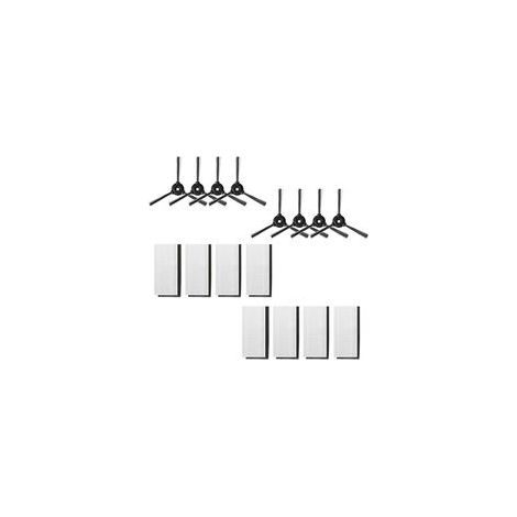 Kit d'accessoires pour aspirateur robot Lefant 8 brosses latérales et 8 filtres HEPA M200/M201/M520M/M501-A/M571/T700 (1/5)