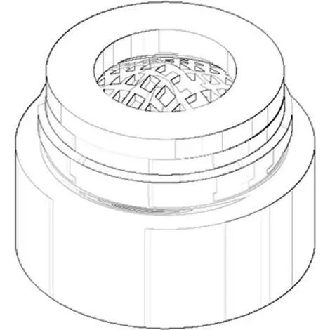 DORNBRACHT Aeratore RICAMBI 90230111300 M18x1 maschio Cromo, 90230111300-00