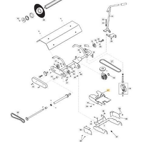 PROTECTION DE COURROIE ORIGINALE STIGA - 118890296/0