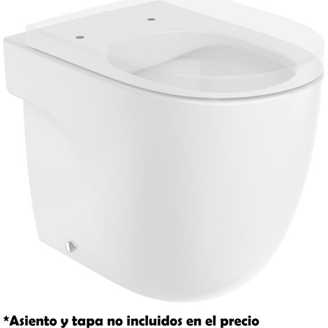 Taza compacta Rimless adosada a pared con salida dual para inodoro MERIDIAN - ROCA (1/3)