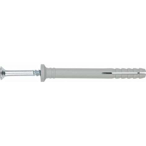 (6X40 D.6) TACO CLAVABLE DE POLIAMIDA 6.6, PREMONTADO CON TORNILLO ROSCA-ARPON TACO(UND) - INDEX