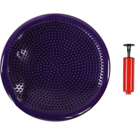 Tabouret de yoga épais violet, tapis de récupération pour chevilles, tapis d'équilibre, coussin de massage pour le yoga, entraîneur de chevilles (1/4)