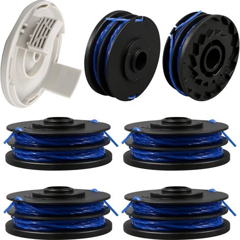 Ligne de bobine de rechange pour débroussailleuse Ryobi, remplacement de bobine de coupe-bordures, lignes de bobine de 1,6 mm 8,3 m pour Ryobi RLT4027, RLT4125, RLT5027, RLT6030, RLT5127 (1/5)