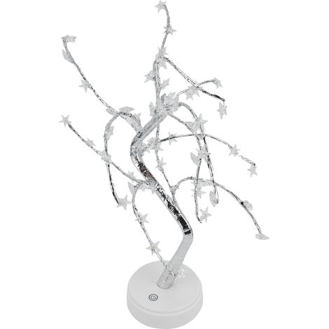 Guirlande lumineuse étoile à cinq branches à 60 LED, guirlande lumineuse artificielle à monter soi-même, décoration pour la maison, les fêtes, les anniversaires, la chambre d'enfant ou le bureau, alim (1/5)