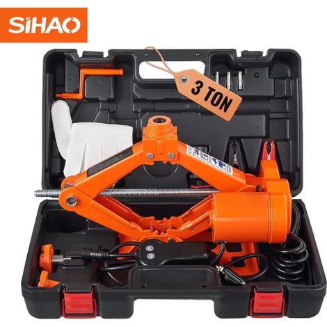 Ascenseur de camion de ciseaux de 3 tonnes 12V pour le remplacement de pneu de voiture/SUV/camion (1/5)