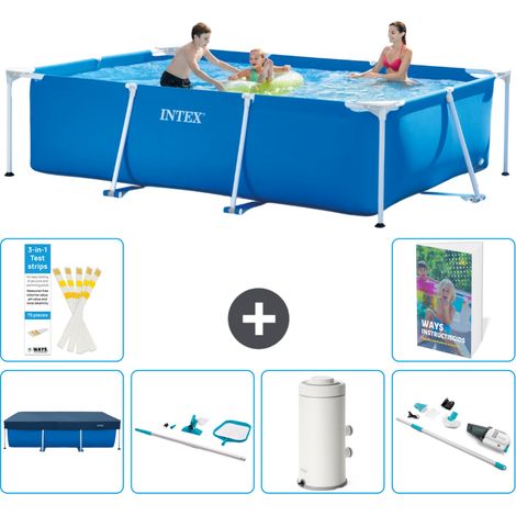 Rechteckiger Frame Pool - 300x200x75 cm - 7-teilig S83
