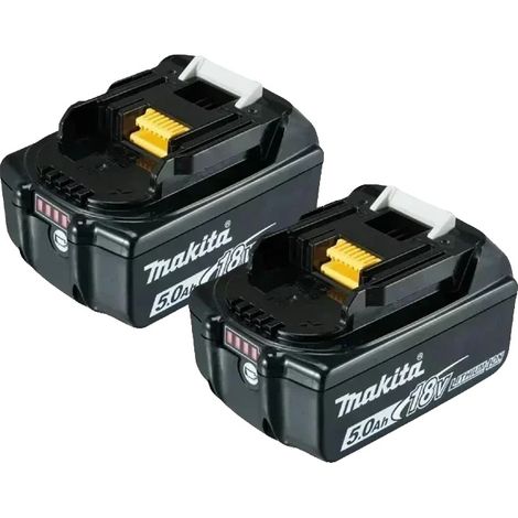 Akkus für Elektrowerkzeuge, wiederaufladbar, Li-Ion, kompatibel mit verschiedenen Modellen, 2PCS 5.0Ah Batterien (1/2)