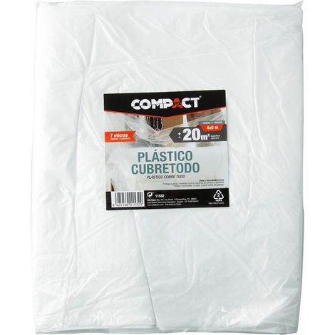 Lona plástica compact 4x5m reutilizable impermeable