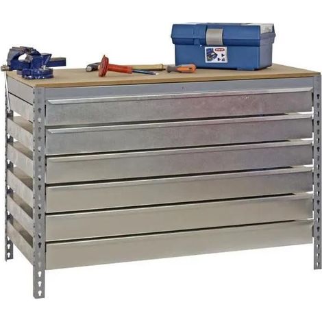 Simonrack Werkbank Modelle Dunkelgrau Robustes Holz
