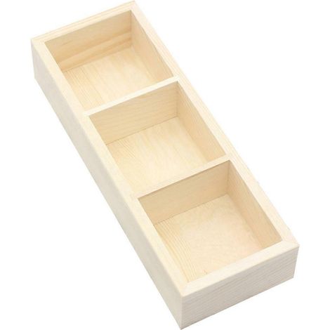 Organisateur à 3 compartiments pour sachets de thé et de sucre, idéal pour les pauses café.-21X7.5X4CM